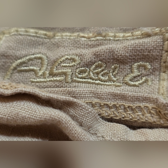 Agolde Wheat Coloured Long Linen Skirt. Summer Weight. Lg. - Picture 10 of 14